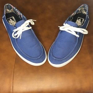 Blue Vans Canvas Ultra Cush Shoes Size 10
